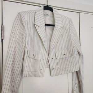 Jason Wu Pinstripe Jacket/blazer Size Meduim